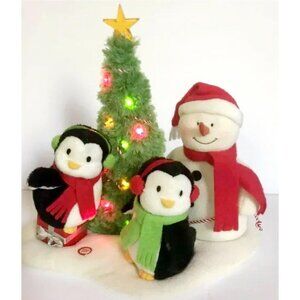 Hallmark Jingle Pals Very Merry Trio Snowman Penguins Singing Dancing